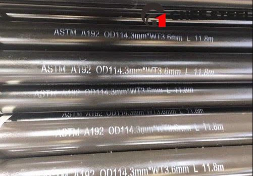 A192 탄소 이음매 없는 강관